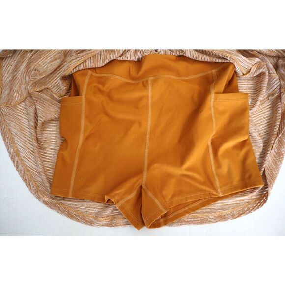 FP Movement OB1449132 Women's Sz M Russet Orange Striped TTYL Racerback Dress - Picture 11 of 12